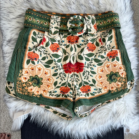 Farm Rio Tropical Summer Shorts - Excellent condition - Size 24 - Picture 3 of 6